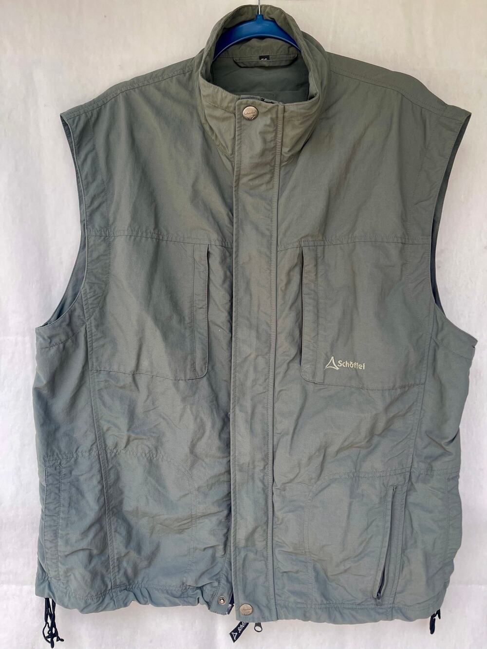 Schöffel Adventure Wear Men's Green Nylon Utility Vest EU 56/US XL